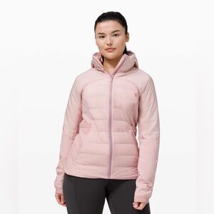 Lululemon Down For It All Jacket, Porcelain Pink, Size 6